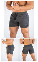 Shorts De Verano Para Hombres Fitness Gimnasio Ropa Deportiva Correr Senderismo Shorts Deportivos De Running Con Cinturón Elástico - details 2