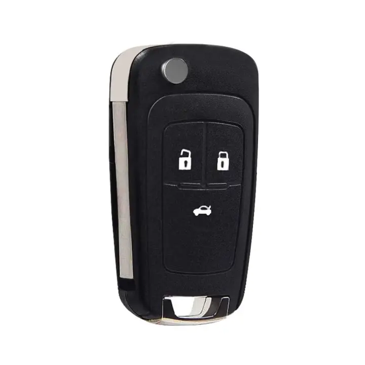 Ociodual Carcasa Llave de Mando 3 Botones Compatible con Opel Astra Insignia Zafira, Funda Rígida Shell Case Cover - 1