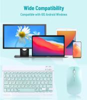 Teclado inalámbrico Universal con Bluetooth, Ratón para iPad, tabletas, portátiles, teléfonos inteligentes con Cable USB - details 6