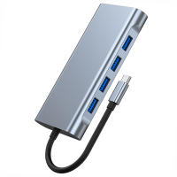 Hub USB C 4K 30Hz Adaptador Tipo C a HDMI Compatible Con USB 3.0 11 En 1 Dock PD 87W Splitter USB C Para MacBook pro Air - details 9