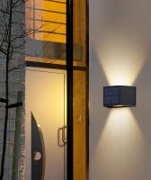 Lámpara De Pared Solar Moderna 10W COB IP65 Impermeable Para Exterior Decoración De Jardín Patio Valla Ambiente - details 12