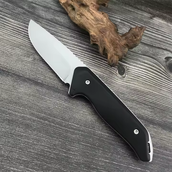 Cuchillo Fijo De Caza Military Rick Hinderer Flashpoint Con Hoja D2 Y Manillas G10 Herramienta Táctica Para Camping Y Sobrevivencia Con Funda - 1