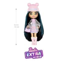 Barbie extra fly minis muñeca pequeña articulada de moda con accesorios para viajar a la nieve HPB20 MATTEL - details 3