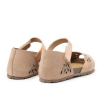 Sandalias Anatómicas mujer YOKONO VILLA 083 VIO CERRADA VELCRO PARDO/SALMON - details 1
