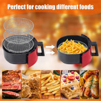 Rack De 3 Capas Para Air Fryer En Acero Inoxidable Con Pies Ajustables Herramienta De Hornear Accesorios Para Air Fryer Dehydrador - details 2