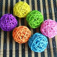 Juguete Para Aves De Compañía Bola De Madera Para Morder Para Periquitos Budgerigar Cacatúa Y Otros Pequeños Pájaros Juguetes Para Cages - details 1