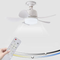 Ventilador de techo BEST SELLER motor DC 6 velocidades, con SMART APP Tecnología Led 72W sistema CCT 7920 Lúmenes, Control remoto con temporizador, LUZ REGULABLE en color e intensidad, MEMORIA motor inverter verano/invierno ultra silencioso. - details 7