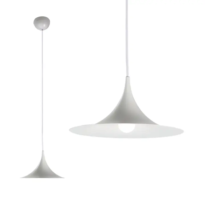 ALPINALUZ Lámpara Colgante Nils Aluminio para Restaurante-Cocina-Comedor - 1