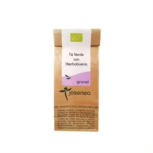 Té verde con hierbabuena granel de Josenea, 50 gramos - 1