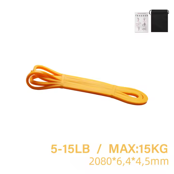 MOV-Banda de resistencia de látex para ejercicio, banda elástica de alta resistencia para entrenamiento, Pilates, equipo de Fitness - 1