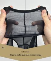 Nueva Ropa Interior Para Hombres Sexy Translúcida De Nylon Jockstrap Briefs Pantalones Cortos De Secado Rápido Calzoncillos Hombre - details 6