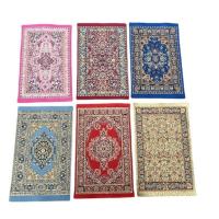 Carpetilla De Muñeca a Escala 1:12 Estilo Turco Miniatura Tejida Alfombra Decorativa Para Casa De Juguetes Accesorios De Muñecas Tamaño 10x17cm 10x15cm - details 6