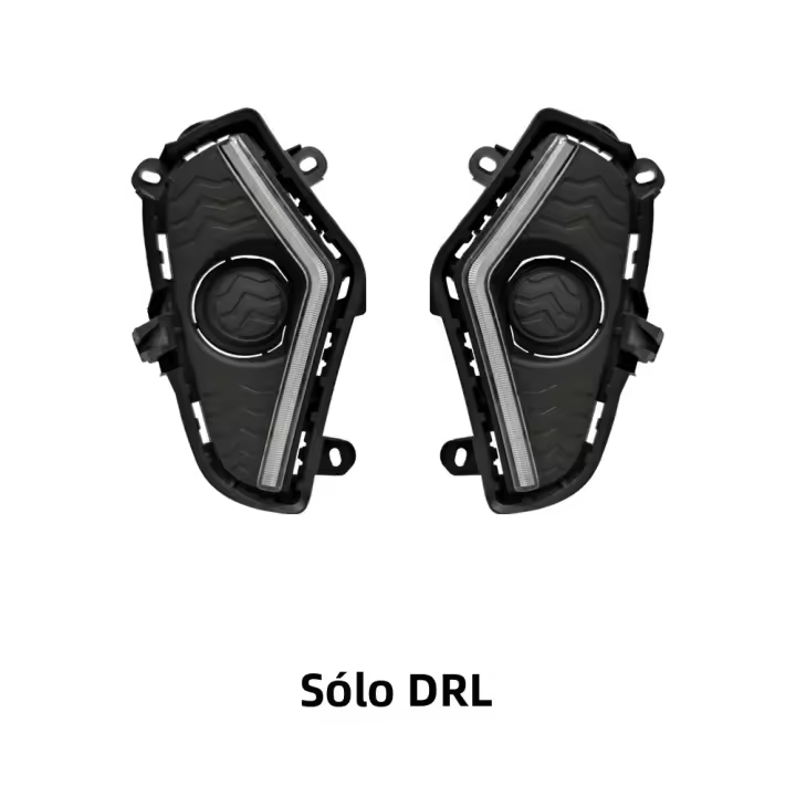 Luces LED DRL Para Toyota RAV4 2019-2022 Faros Antiniebla Luz Diurna Cubierta De Grille Marco De Señalización Angel Eyes Material ABS+LED Potencia 8W Voltaje 12V - 1