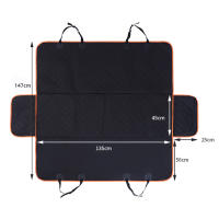 Manta Protectora Para Coche Para Perros Impermeable Y Segura Almohadilla De Seguridad Para Viajes Con Asiento Trasero Universal Eco-amigable - details 4