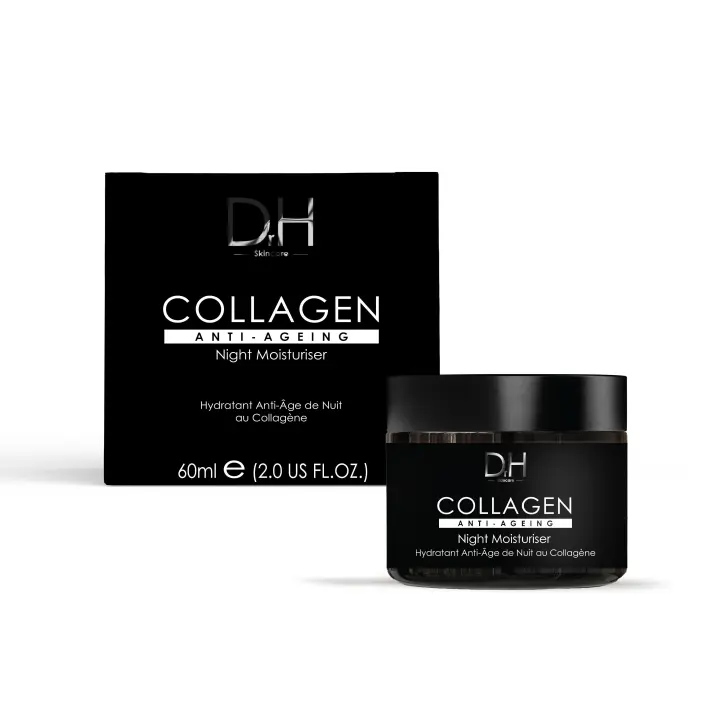 skinChemists Dr H Crema Hidratante de Noche Antiedad con Colágeno 60ml - 1