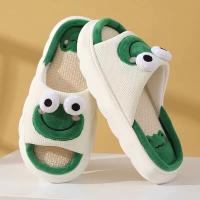 Zapatillas De Lino Para Niños Con Dibujos De Vaca Universales Para Todas Las Estaciones Antideslizantes Talla True Fit - details 0