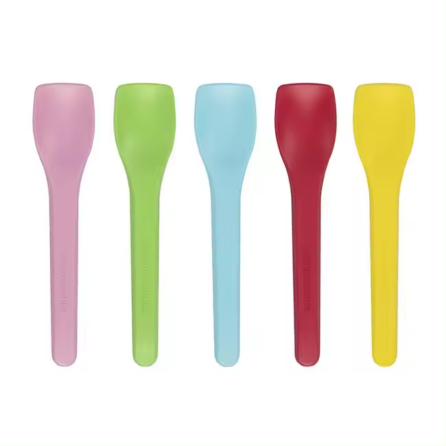 MONOUSO | Cucharilla de Helado Colores CPLA 10cm (100 Uds) - 1