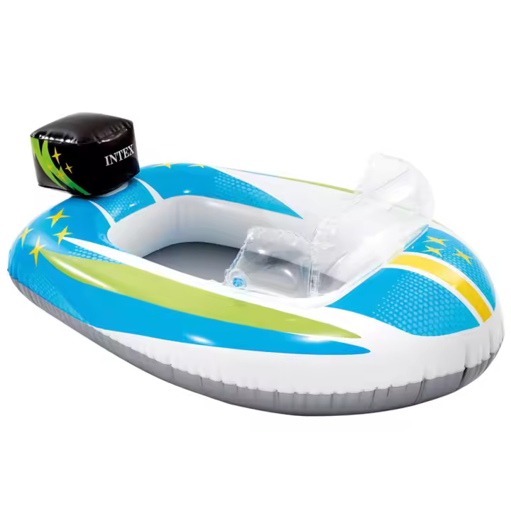 Barca hinchable (Coche 107c69 cm) (Avion 119x114 cm) (Pez 117x76 cm) (3/6 Años) - Modelos surtidos (Intex 59380) - 1