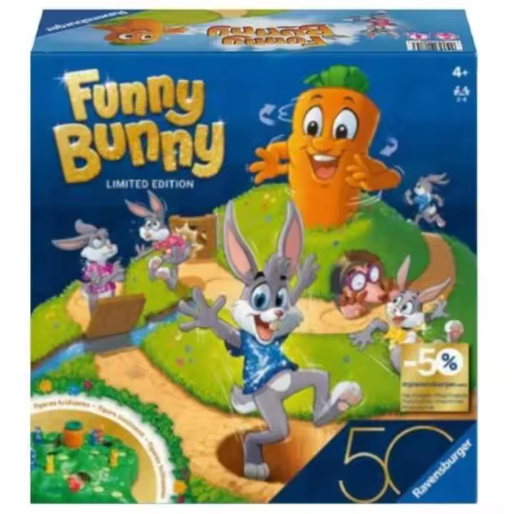 Juego de Mesa Funny Bunny 50 aniversario Ravensburger - 1