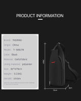 Bolso Bandolera Para Hombre Con Garantía De Vida Impermeable Y Portátil Mini iPad Teléfono Móvil Monedero Bolsa Pequeña De Cintura Casual - details 9