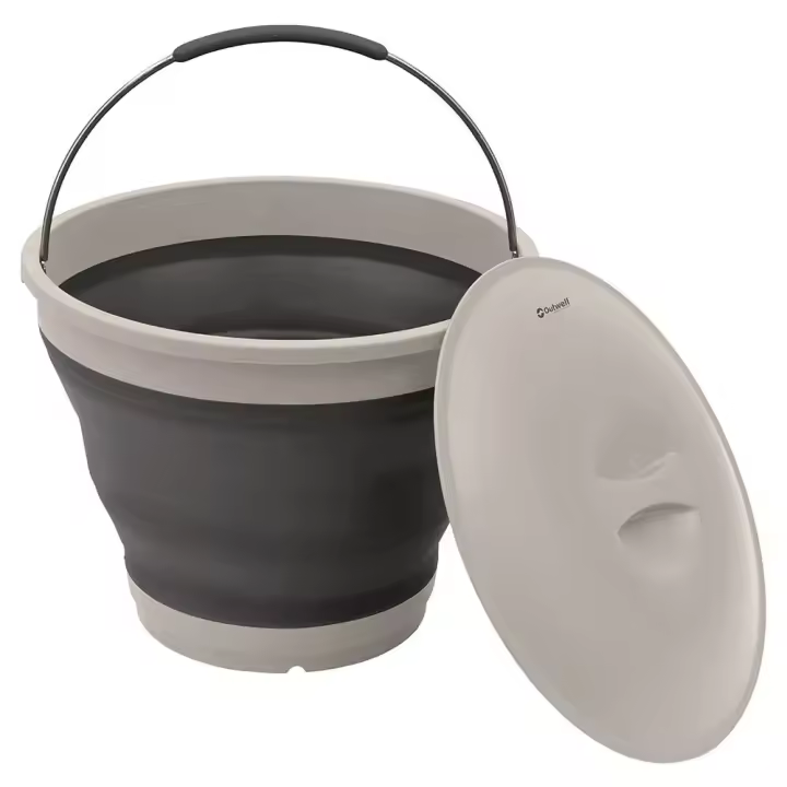 Camping Utensilios cocina Outwell Cubo Collaps Gris Cubos - 1