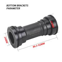 Evosid BB86 92 Juego De Eje De Bicicleta Pressfit Thread 24mm Cerámica Sellada Para Mountain Bike Y Carretera Material Aluminio - details 5