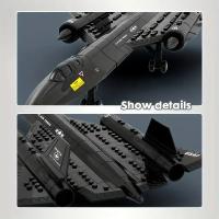 Wange 4005 Puzzle De Avión De Reconocimiento SR-71 Blackbird Para Niños Pequeño Partícula Asamblea Juguete De Modelos Espaciales Y Militares - details 2