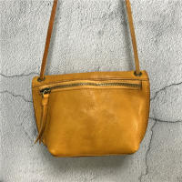 Bolso Bandolera Mujer MJ De Cuero Genuino Pequeño Bolsos Cruzados Retro Para Niñas Bolsa De Mano Suave Con Bolsillo Para Teléfono Móvil - details 13