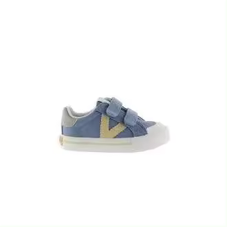 Zapatilla para NIÑOS Victoria Tribus Tiras Lona Azul - 1