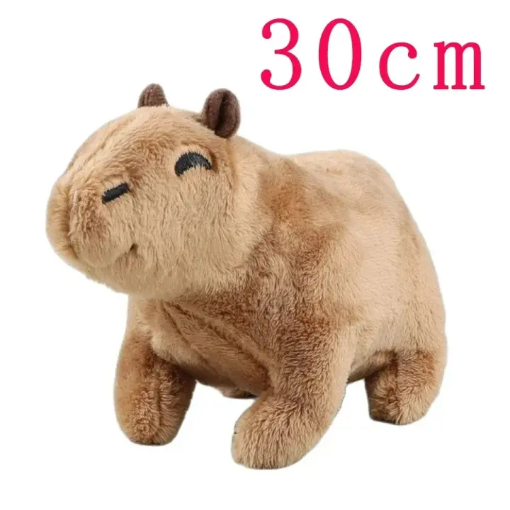 Juguete De Peluche Simulación De Caimán Capybara Para Niños Regalo De Cumpleaños Suave Y Fluffy Tamaño De 18cm-30cm Incluye Madre Y 4 Hijos - 1