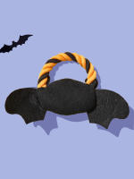 Juguetes Para Perros Pequeños Y Medianos De Halloween Calabaza Y Murciélago Juguete Chupable Duradero Y Ruidoso Para Regalos De Mascotas Fleece - details 4