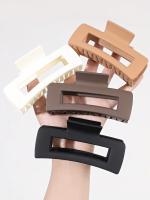 Juego De 4 Pinzas Para El Cabello De Mujer Y Niñas Nonslip En Color Café Negro Accesorios De Moda Para El Cabello Decorativos Regalo - details 0