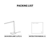 Lámpara De Escritorio Xiaomi Mijia 2 Lite Ra90 Protección Ocular Plegable 3-Niveles De Ajuste Iluminación De Mesa Luz Nocturna Para Cama - details 14
