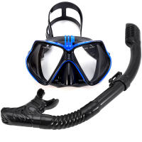 Juego De Snorkel Para Adultos Mascarilla De Natación Con Cámara GoPro Deportes Acuáticos Anti-Vaho Gafas Secas Tubo De Snorkel Profesional - details 5