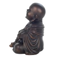CAPRILO REGALOS & DECORACIÓN Figura Decorativa de Resina "Buda Feliz Sentado". Adornos y Esculturas. Regalos Originales. Decoración Hogar. 23 x 19 x 25,50 cm. - details 3
