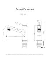 Grifo De Baño Con Salida De Agua Caliente Y Fría Tipo Pullout Tres Modos Grifo De Lavabo Ducha Montaje En Superficie Material De Cobre Zink Aluminio Cerámica Discos - details 15