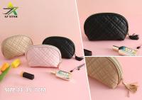 Bolsa Maquillaje PU Neceser Cosméticos, Bolsa de Aseo Color Puro, Bolsita de Lavado Elegante Mujer, Multifuncional y Portátil Bolsita de Viaje, Organizador de Makeup y Accesorios para Mujer - details 1