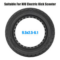 Neumático Sólido De Repuesto Para Scooter Eléctrico NIU KQI3 Tamaño 9.5x2.5-6.1 Color Flick Absorción De Choques Material De Goma - details 16