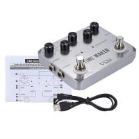 Pedal De Efectos Para Guitarra Zikzic Con 11 Tipos De Delay Hasta 600ms Entrada Y Salida Estéreo USB Dispositivo De Audio - details 3