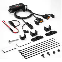 Cargador De Teléfono Móvil Para Motocicleta SAE Con USB Doble/Sencillo QC3.0 Carga Rápida Dispositivo De Seguridad Electrónica Para Motocicleta - details 14