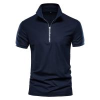 Novedad de verano, polo con solapa de negocios para hombre, top moderno de algodón bordado, talla europea, manga corta de alta gama para hombre - details 15