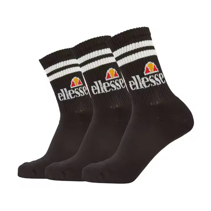 Calcetines de Futbol Ellesse Pack 3 para hombre en color negro - 1