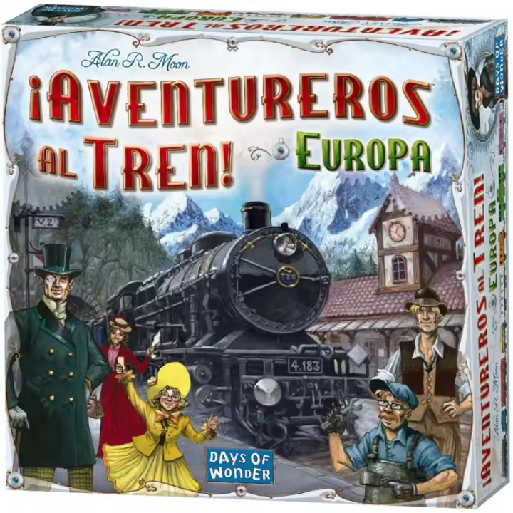Juego de Mesa Aventureros Al Tren Europa PEGI 8 - 1