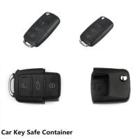 Carcasa De Llave Remota Para Coche Volkswagen Carcasa Plegable De Plástico Para Llave De Compartment Con Anillo Para Guardar Llave Secreta - details 23