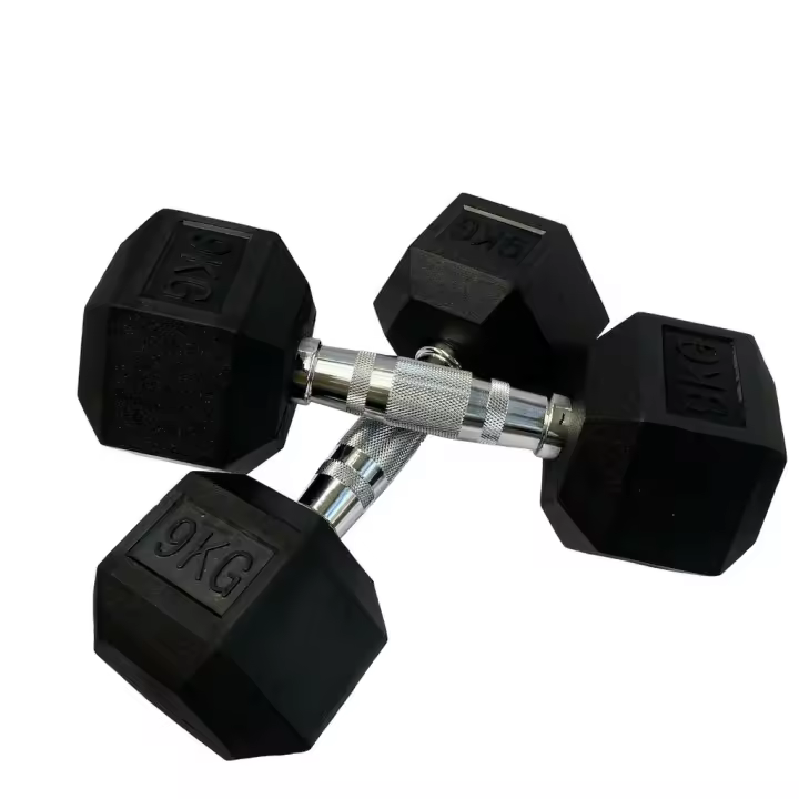 OZIO FITNESS Mancuernas Hexagonales 9 kg (par) Fitness Musculación - 1