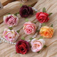 10/20/50Pcs Cabezas De Rosas Artificiales 4CM Flores Falsas Para Decoración De Hogar Boda DIY Guirnalda Regalo Accesorios - details 0