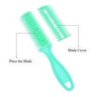 Peine Y Afeitadora Profesional Doble Cara Para Hombres Y Mujeres Con Hoja De Corte Herramienta De Estilizado De Peluquería Salon C0009A - details 5