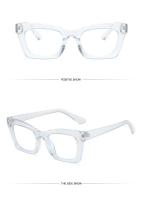 Gafas Antiglareante Retro Para Mujer Coloridas Protección Contra La Luz Azul Estilo Clásico Rectangular Material De Lente Y Marco Plástico - details 10