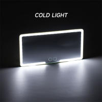 Espejo De Visera De Coche HD Con LED Y Pantalla Táctil Ajustable Y Luz Dimmable USB Recargable Dos Colores Espejo De Maquillaje Para Interior Del Automóvil - details 6