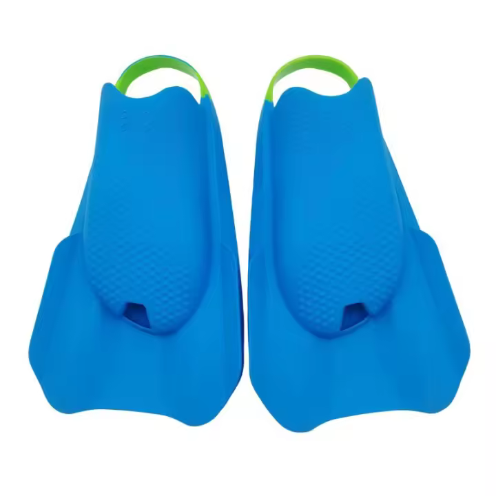 Nuevo juego de Pies de silicona para entrenamiento de Natacion, aletas Especiales para Braza, estilo libre, profesionales, dules aletas Cortas, luces. - 1